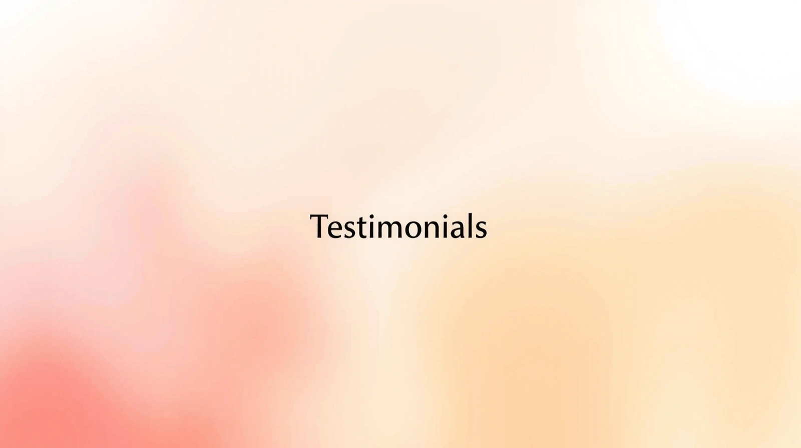 Abstract background for testimonials section, soft colors, gradient